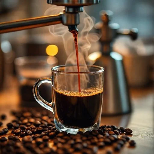 Graphic icon representing a modern, sleek AeroPress